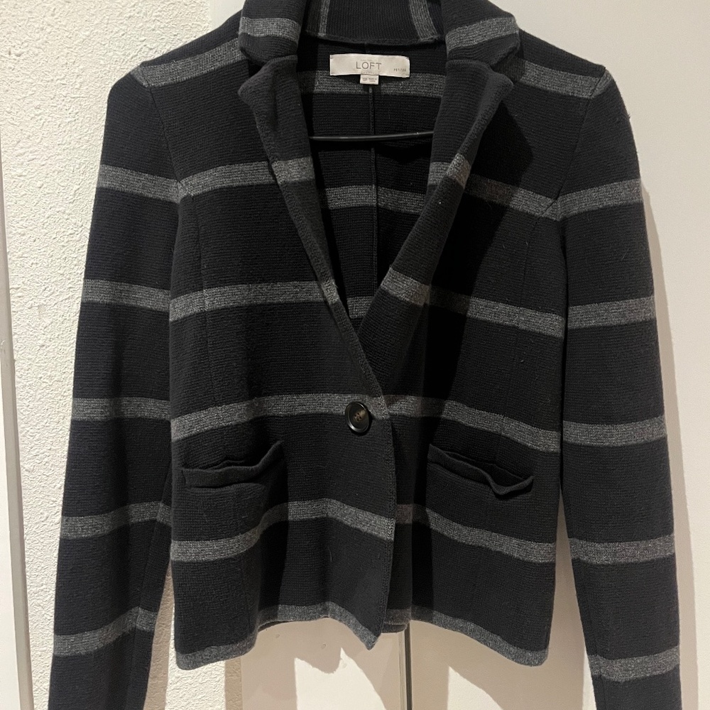 Loft sweater blazer